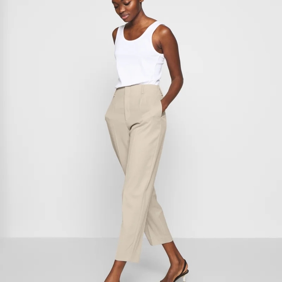 Aritzia Talula Tan Trousers - Picture 1 of 7